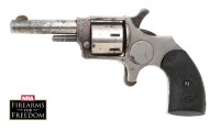 Lot of Five Antique Guns, Hood Firearms Single Action Revolvers including Tramps Terror, Union Jack No. 1 Long, Liberty, & a pair of Robin Hood No. 1 Models - 3