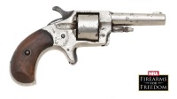 Lot of Five Antique Guns, Hood Firearms Single Action Revolvers including Tramps Terror, Union Jack No. 1 Long, Liberty, & a pair of Robin Hood No. 1 Models - 4