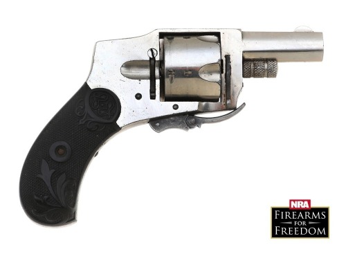 Three Folding Trigger Hammerless Revolvers: Two Western Arms and One American Special Model