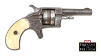 Lot of Five Antique Guns, Hood Firearms Hard Pan, Robin Hood No.1, Liberty, Queen, & Alert-1874 Models Single Action Revolvers - 2