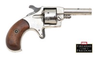 Lot of Five Antique Guns, Hood Firearms Hard Pan, Robin Hood No.1, Liberty, Queen, & Alert-1874 Models Single Action Revolvers - 4
