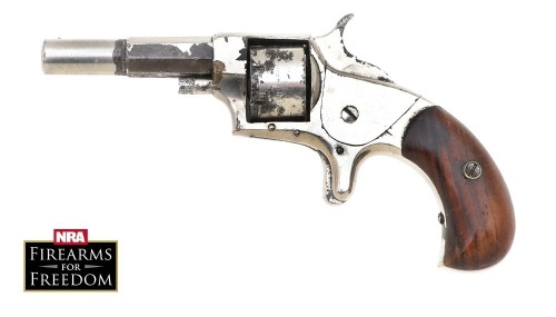 Lot of Four Antique Guns, Hopkins & Allen Pocket Model, Ranger 22 Long, Captain Jack, & Ranger Models Single Action Revolvers