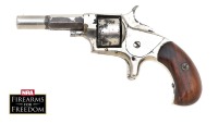 Lot of Four Antique Guns, Hopkins & Allen Pocket Model, Ranger 22 Long, Captain Jack, & Ranger Models Single Action Revolvers