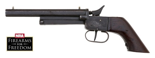 Interesting Unmarked Breechloading Single Shot Percussion Pistol