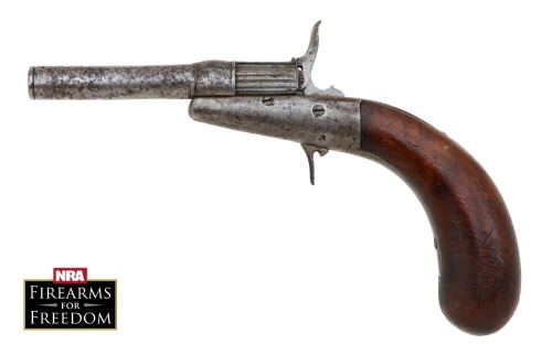 Interesting Screw-Barrel Flobert Parlor Pistol