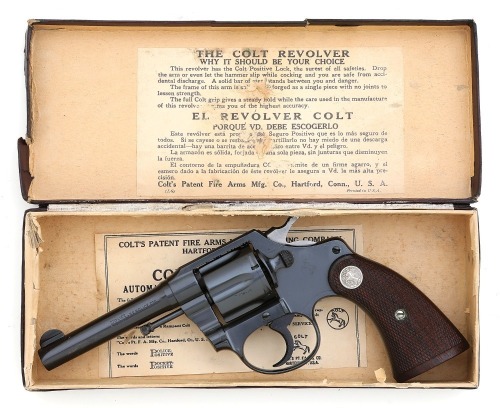 Excellent Colt Police Positive Double Action Revolver