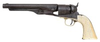 Rare Factory Engraved Colt Model 1860 Army Percussion Revolver - 2