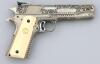 Engraved Colt Gold Cup National Match Semi-Auto Pistol - 2