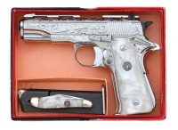 Factory Engraved Llama III-A Semi-Auto Pistol with Original Accessories