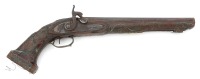 Embellished & Unmarked Percussion Pistol