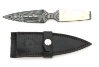 Custom Damascus Dagger By Leach