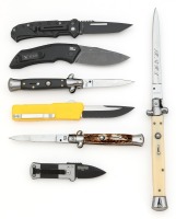 Large Grouping Of Automatic Knives