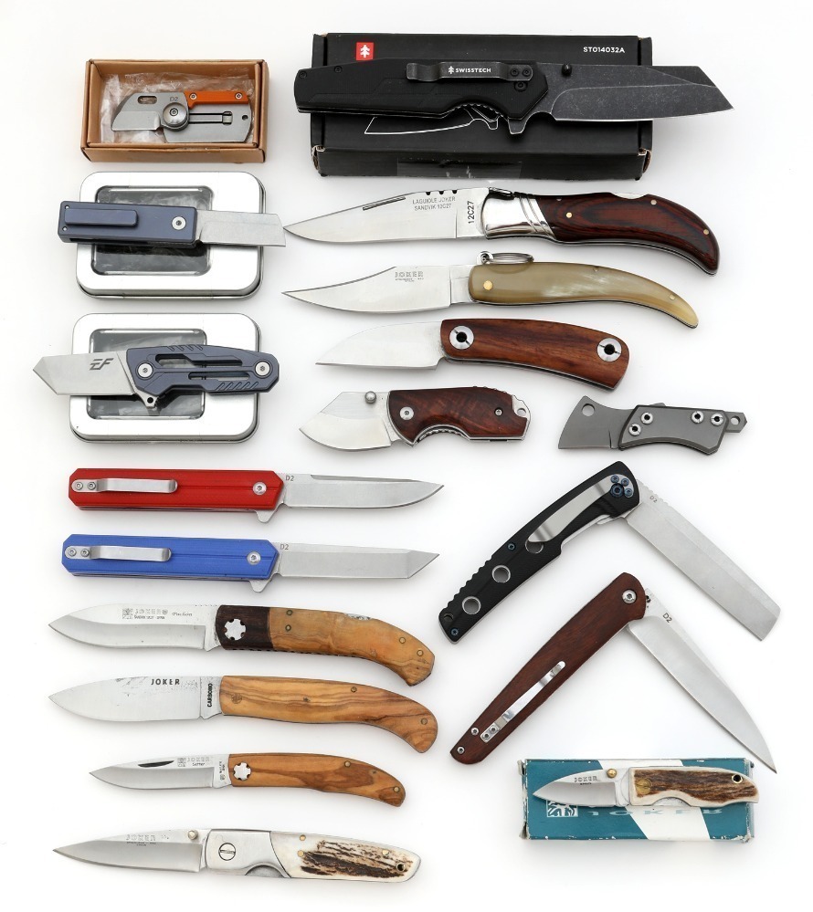 Joker, D2 & Swiss Tech Knives