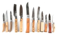 Opinel, Verdier, Mam, Joker & Senbon Wood Handle Folding Knives
