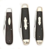 Vintage Wood Handled Pocketknives
