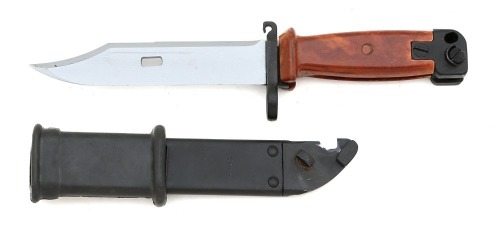 Polish 6H4 Bayonet And Matching Scabbard