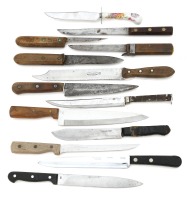 Grouping Of Fixed Blade Knives