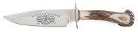 Pair Of Smith & Wesson Limited Edition Stag Handled Knives