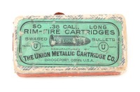 Collectible UMC 38 Long Cartridges