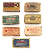 Collectible 25 Automatic Cartridge Boxes