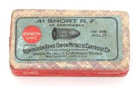 Vintage Remington UMC 41 Short Rimfire Cartridge Box