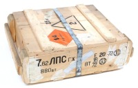 Crate of 7.62X54R Ammunition