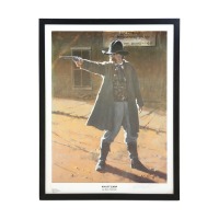 Framed &ldquo;Wyatt Earp&rdquo; Print Signed by Artist Don Prechtel