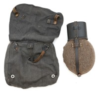 WWII German Bread Bag And Canteen Lot