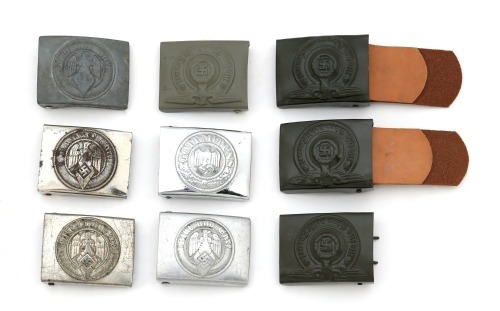 WWII German Belt Buckle Lot