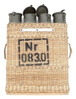 Post WWII Swiss Artillery Shell Basket