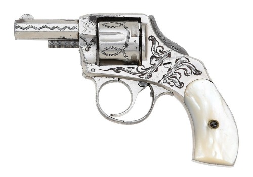 Engraved Harrington & Richardson Young America Safety Hammer Revolver