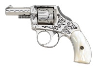 Engraved Harrington & Richardson Young America Safety Hammer Revolver