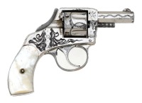 Engraved Harrington & Richardson Young America Safety Hammer Revolver - 2