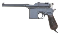 German C96 Semi-Auto Pistol by Mauser Oberndorf