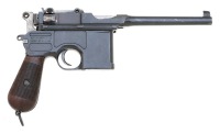 German C96 Semi-Auto Pistol by Mauser Oberndorf - 2