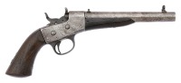 Scarce Remington Model 1887 Navy &ldquo;Plinker&rdquo; Rolling Block Target Pistol