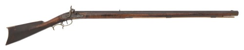 American Fullstock Percussion Rifle by D. Urich
