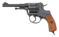 Russian Model 1895 Nagant Double Action Revolver by Tula