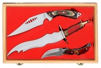 Trio of Frostwood Fantasy Knives