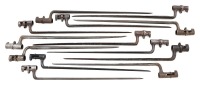 Large Grouping of Unmarked Socket Bayonets