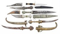 Lot of Middle Eastern Blades