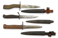 WWI German Fighting Knives / Bayonet Lot