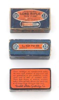 Trio of Collectible U.S. Cartridge Co. 22 Boxes