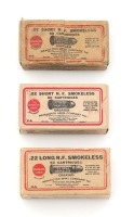 Trio of Collectible Remington 22 Boxes
