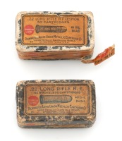 Pair of Remington 22 Long Cartridge Boxes