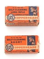 Two Collectible US Cartridge Co. 22 Boxes