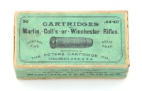 Collectible Peters 44-40 Cartridge Box