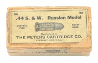 Collectible Peters .44 Caliber S&W Russian Cartridge Box