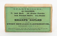 Collectible 40 Caliber UMC Sharps Cartridges