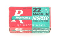 Collectible Remington 22 Rimfire Magnum Cartridges